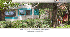 Desktop Screenshot of camping-beauregard-plage.com
